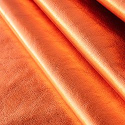 Couro Soft Metalizado ESP.10/12 COR Orange - Curtume Toinzinho