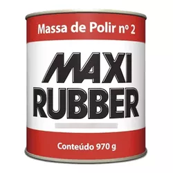 Massa Polir N2 970g Maxi Rubber - DADO DISTRIBUIDORA