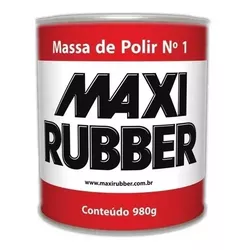 Massa Polir N1 980g Maxi Rubber - DADO DISTRIBUIDORA