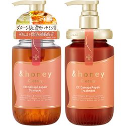 &honey Damage Care Creamy EX Shampoo 450ML + Treat... - SKIN BEAUTY ASIAN