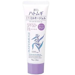 Hatomugi UV Milky Gel Tone UP SPF 50+ PA++++ - 70g - SKIN BEAUTY ASIAN