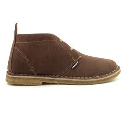 Bota Camping Chocolate em couro legitimo com solad... - DALESHOES