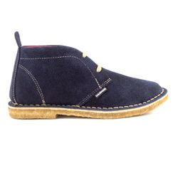 Bota Camping azul marinho em couro legitimo com so... - DALESHOES