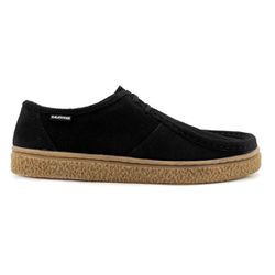 Sapato London Sport couro preto, solado borracha a... - DALESHOES