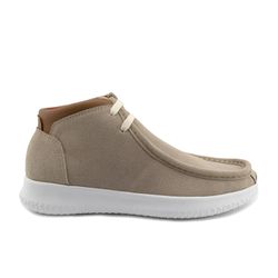 Sapato Masculino London Ultralight em couro taupe ... - DALESHOES