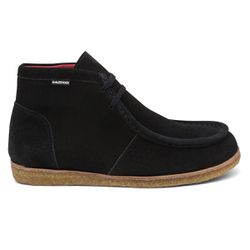 Coturno Napoli em couro camurça preto, solado em b... - DALESHOES