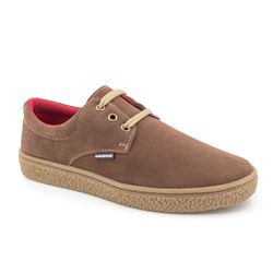 Sapato Safári Sport em couro chocolate, solado em ... - DALESHOES