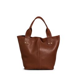 Bolsa Feminina em Couro Nobre Chocolate - DP050 - DALLUP'S