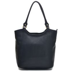 Bolsa Feminina em Couro Floater Forrada Preto - DP... - DALLUP'S