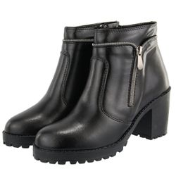 Coturno Lady Com Ziper Lateral - DP305 - DALLUP'S