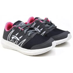 Tênis Flex Confort Infantil Grafite Pink - DP602 - DALLUP'S