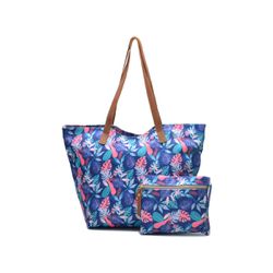 Bolsa em Tecido Impermeável Estampa Floral Jardim ... - DALLUP'S