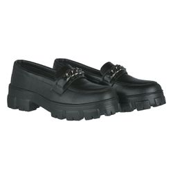 Mocassim Tratorado Blogueira Preto - DP802 - DALLUP'S