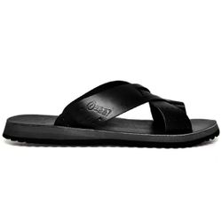 Chinelo Masculino de Couro Cruzado Estiloso e Conf... - DALLUP'S