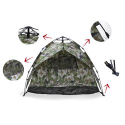 Barraca De Camping Iglu Automática Camuflada Até 3... - DANDARO