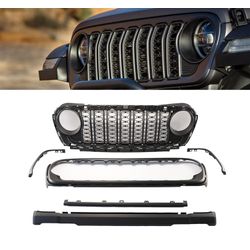 Grade Frontal Jeep Wrangler JL Modelo 2025 SEM BUR... - DANDARO