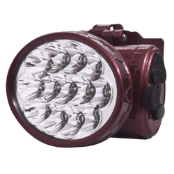 LANTERNA DE CABECA 13 LEDS RECARREGAVEL YJ-1898 - ... - Data Brasil - EPI's & Treinamentos