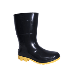 BOTA PVC SAFETY BOOTS CANO MEDIO COM FORRO PRETA/A... - Data Brasil - EPI's & Treinamentos