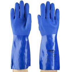 LUVA PVC EDGE 14-663 36CM AZUL CA26043 - V0143 - Data Brasil - EPI's & Treinamentos