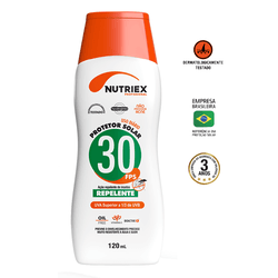 PROTETOR SOLAR FPS 30 1/3 UVA COM REPELENTE 120ML ... - Data Brasil - EPI's & Treinamentos