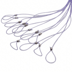 CORDAO CORRENTE SEGURA OCULOS NYLON TRANSPARENTE -... - Data Brasil - EPI's & Treinamentos