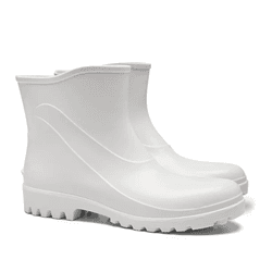 BOTA PVC EXTRA CURTA COM FORRO BRANCA 82BPE600 CA3... - Data Brasil - EPI's & Treinamentos