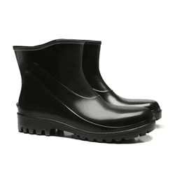 BOTA PVC EXTRA CURTA COM FORRO PRETA 82BPE600 CA37... - Data Brasil - EPI's & Treinamentos