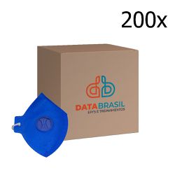 KIT MASCARA DESCARTAVEL PFF2 COM VALVULA 200UND CA... - Data Brasil - EPI's & Treinamentos