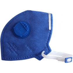 MASCARA PFF2 COM VALVULA AZUL CA10578 - 21284 - Data Brasil - EPI's & Treinamentos