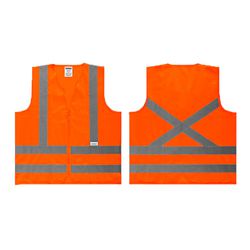 COLETE REFLETIVO ZIPER S/ BOLSO - V0348 - Data Brasil - EPI's & Treinamentos