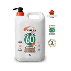 PROTETOR SOLAR FPS 60 1/3 COM REPELENTE UVA 4LT - ... - Data Brasil - EPI's & Treinamentos