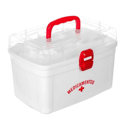 MALETA DE 1ºS SOCORROS M 25X17X13CM (VAZIA) - 1296... - Data Brasil - EPI's & Treinamentos