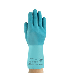 LUVA HY-CARE LATEX FORRADA 30CM 62-400 AZUL CA4306... - Data Brasil - EPI's & Treinamentos