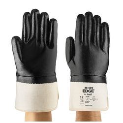LUVA NITRILICA PALMA ANTIDERAPANTE PUNHO LONA EDGE... - Data Brasil - EPI's & Treinamentos