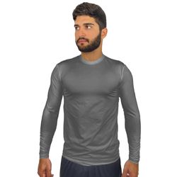 CAMISA DE HELANCA MALHA DRYFIT E UV COMFORT CINZA ... - Data Brasil - EPI's & Treinamentos