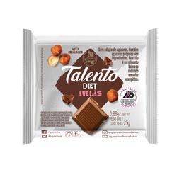 Chocolate Talento Diet Com Avelãs 25g - 11324001 - DAYDAYEX