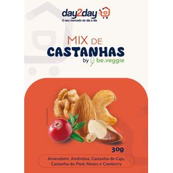 Mix De Castanhas Day2day By Be Veggie 30g - 245344 - DAYDAYEX
