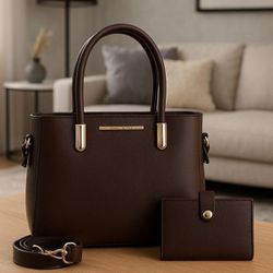 Kit Lua + Carteira Café - Debora Ribeiro Bolsas