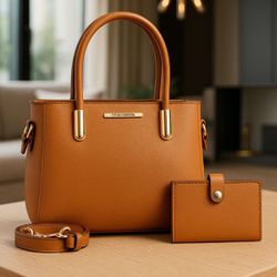 Kit Lua + Carteira Caramelo - Debora Ribeiro Bolsas