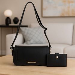 Kit Cecilia + Carteira Preto - Debora Ribeiro Bolsas