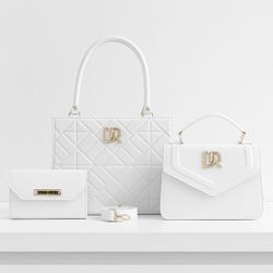 Kit Bia Branco - Debora Ribeiro Bolsas