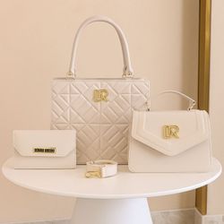 Kit Bia Off-White - Debora Ribeiro Bolsas