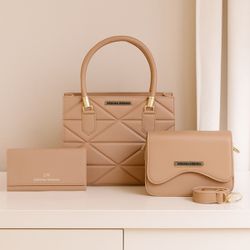 Kit Julia Nude - Debora Ribeiro Bolsas