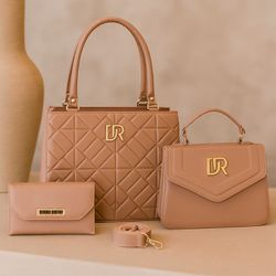 Kit Bia Nude - Debora Ribeiro Bolsas