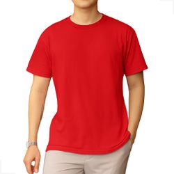 Camiseta Basica Comum Vermelha - Debora Ribeiro Bolsas