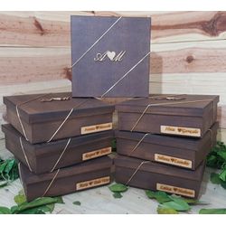 Caixa Personalizada para Padrinhos - 10902CC - Decorar Criando