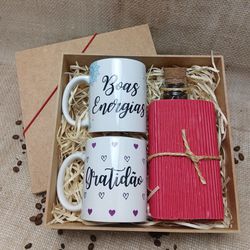 Kit Café com Caneca Personalizado - 1DFDA2C - Decorar Criando