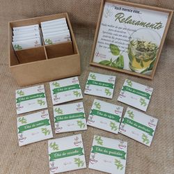 Kit Chá Personalizado Corporativo - 1DF6E4F - Decorar Criando