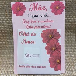 Brinde Mães - 1DB00AF - Decorar Criando