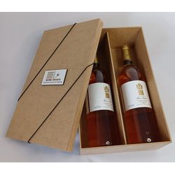 Caixa Personalizada para 2 Garrafas - 1A4FE60 - Decorar Criando